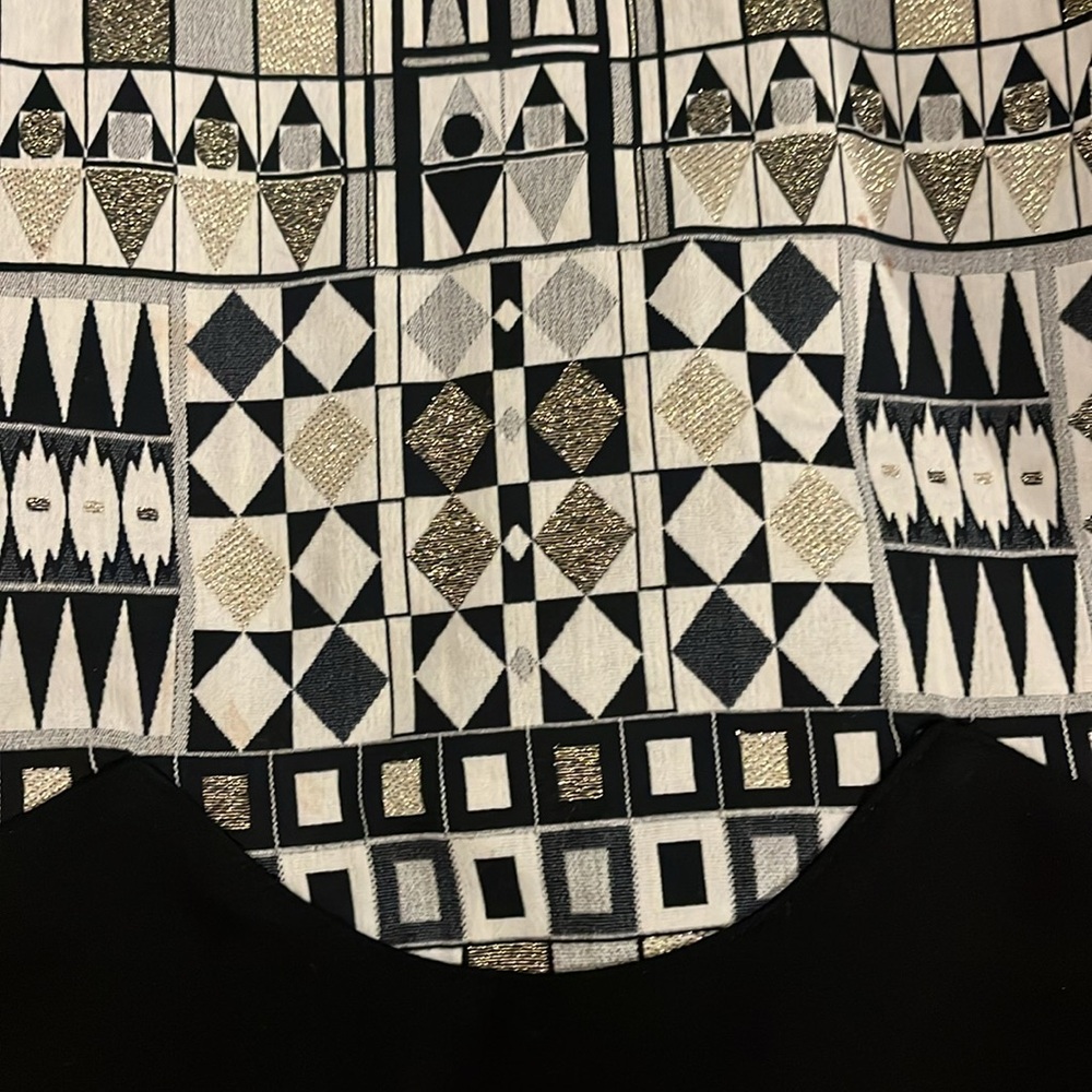 J Mclaughlin Sparkling Pattern And Black Party Dr… - image 3